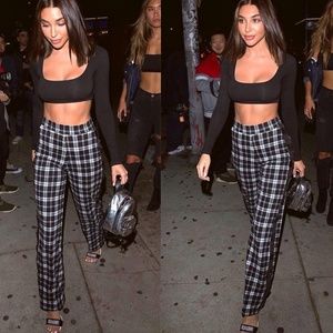I.AM.GIA Heist Pants (Plaid Pants)